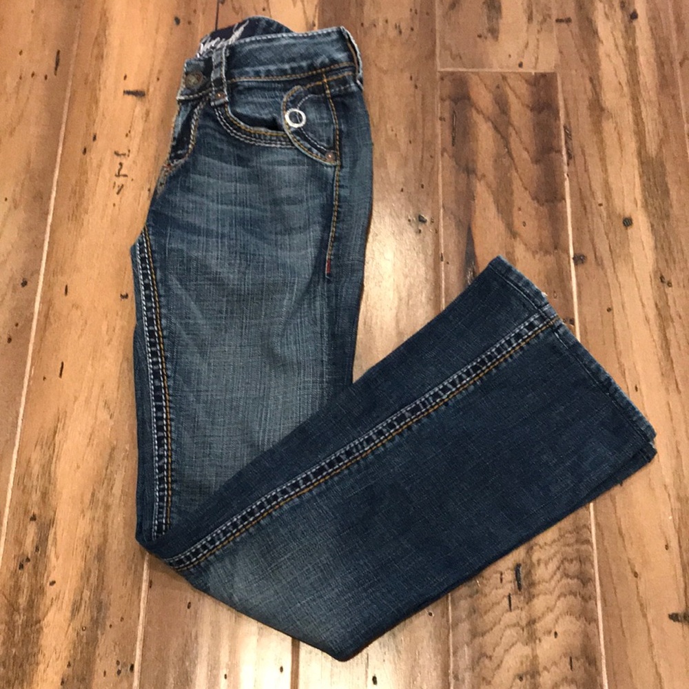 Blue Tattoo - Flare Leg - PETITE